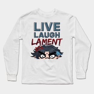 Live Laugh Lament (Xiao Genshin Impact) Long Sleeve T-Shirt